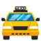 Oncoming Taxi emoji on Emojione